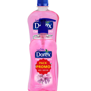 SAVON LIQUIDE DOREX PACK 600+400ML GERANIUM